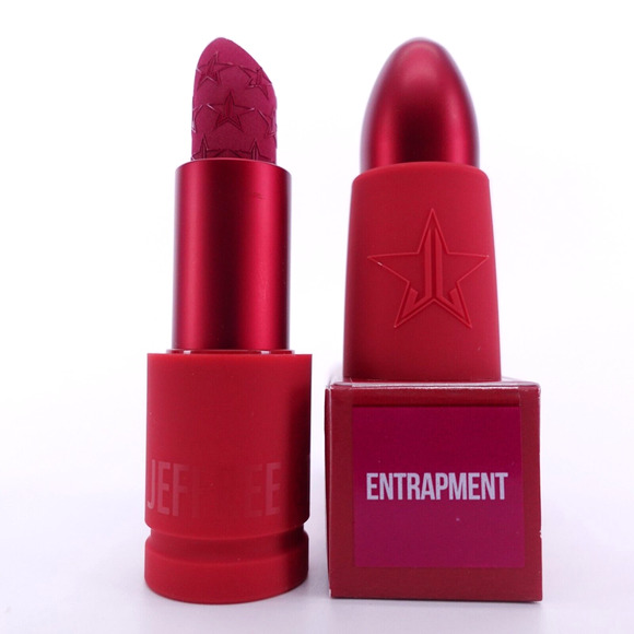 Jeffree Star Other - Jeffree Star Velvet Trap Lipstick Entrapment Dark Pink New